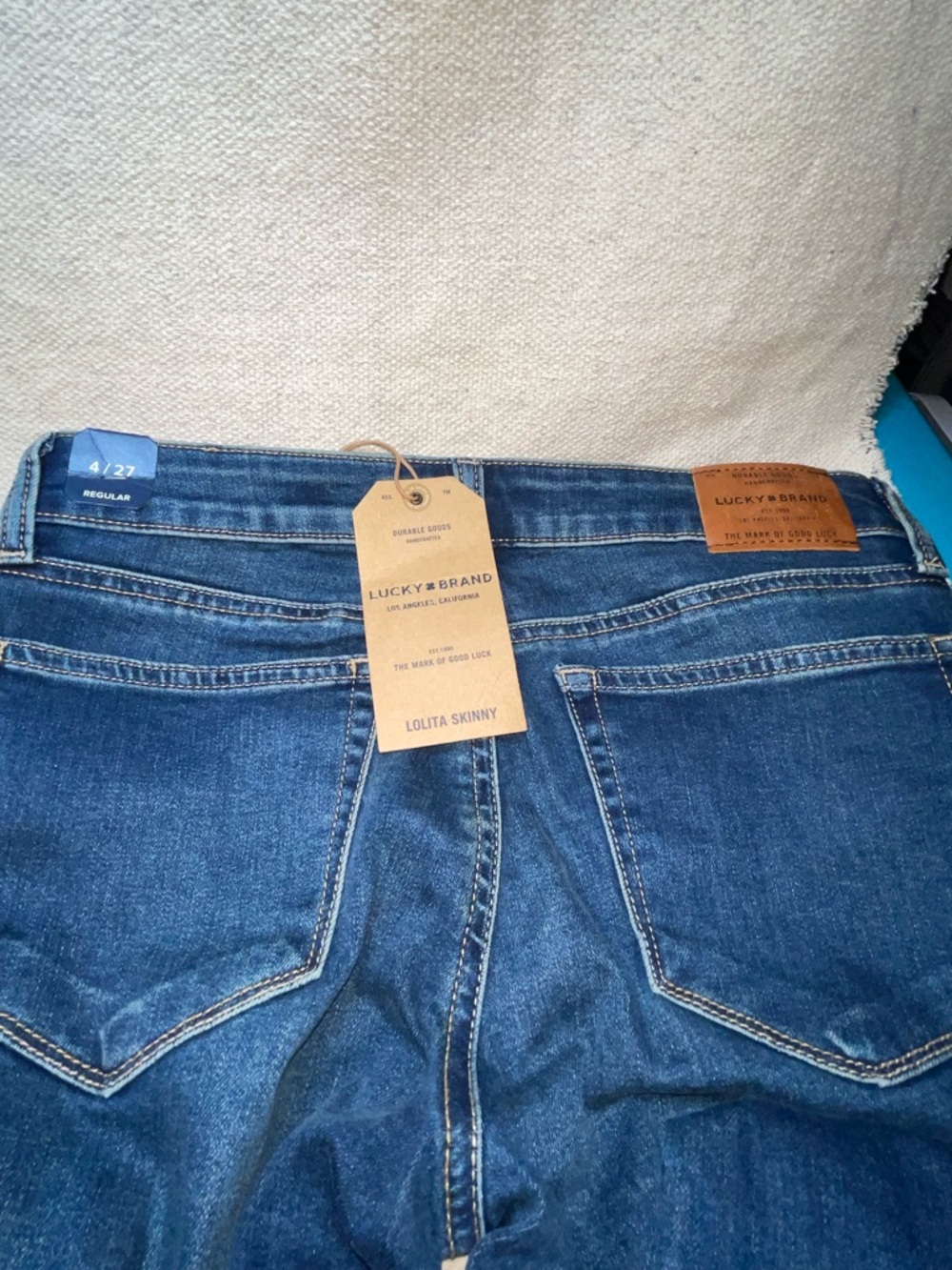 Lucky Brand Jeans Lolita Skinny 4/27 New - Picture 3 of 5